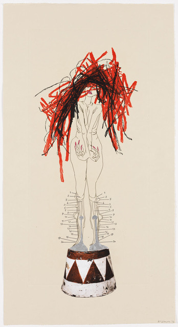Wangechi Mutu, ‘The Original Nine Daughters ’, 2012, Print, One from a suite of nine etchings with aquatint, linocut and collage. Available only as a set of nine., Pace Prints