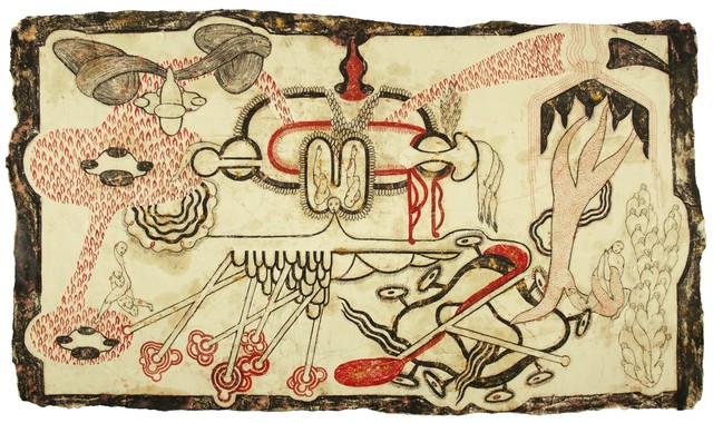 Simone Pellegrini, ‘Alti Contagi’, 2019, Drawing, Collage or other Work on Paper, Oil and pigment on paper, Cavin-Morris Gallery