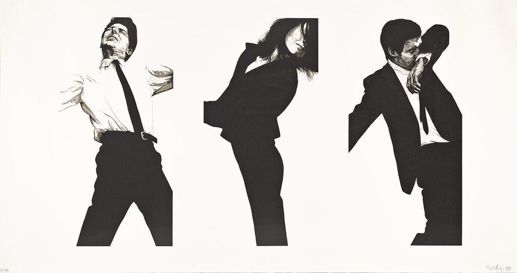 Robert Longo - Jules, Gretchen, Mark (state II)