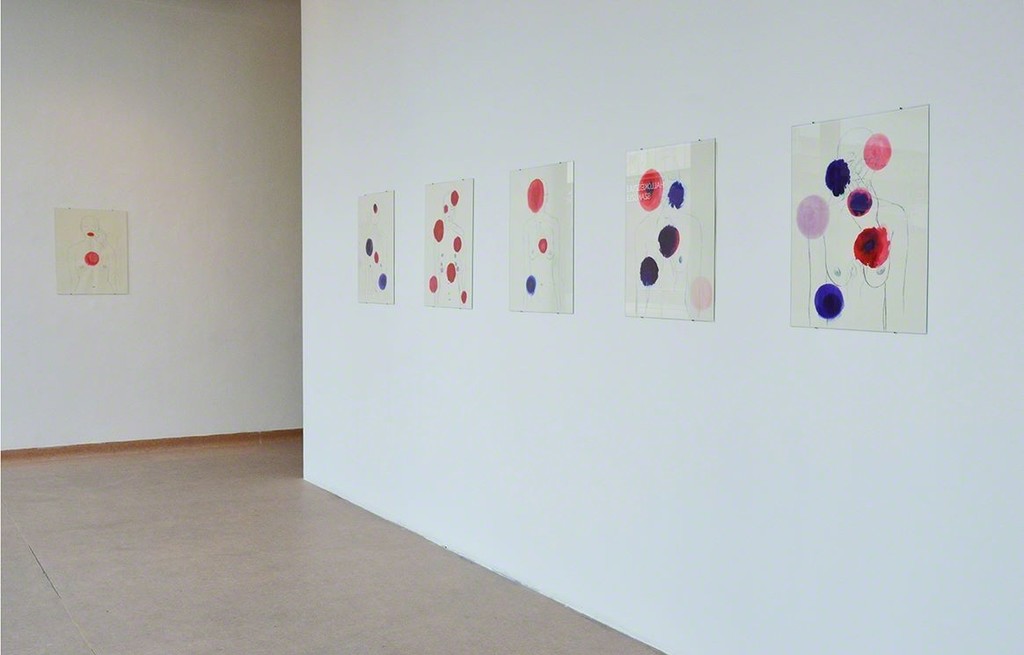 Plague Spot 1-6, 2015-2016
Indigo drawing, Ink, Paper, 61x48.3 cm
Exhibition interior / Detail Plague Spot 1-6, 2015-2016
Indigo drawing, Ink, Paper, 61x48.3 cm
Exhibition interior / Detail