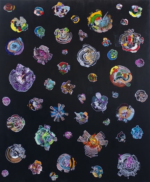 Yuni Lee, ‘Galaxies’, 2017, Painting, Mixed media on canvas, Ro2 Art