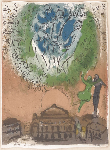 Marc Chagall, ‘L'OPERA’, 1954, Print, LITHOGRAPH, Gallery Art