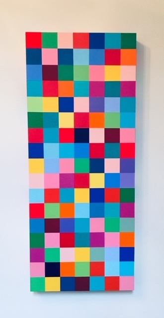 Heidi Spector, ‘Boss' Life’, 2018, Painting, Liquitex with resin on birch panel, Spanierman Modern