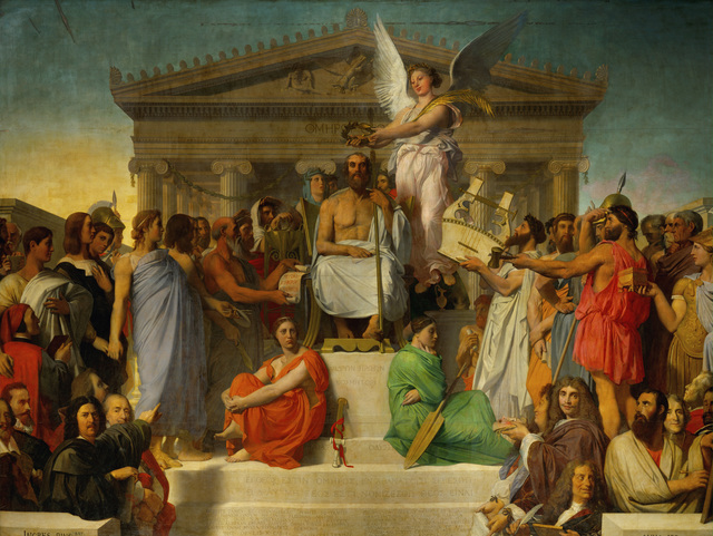Jean-Auguste-Dominique Ingres, ‘Homere deifie (Homer's Apotheosis)’, 1827, Erich Lessing Culture and Fine Arts Archive