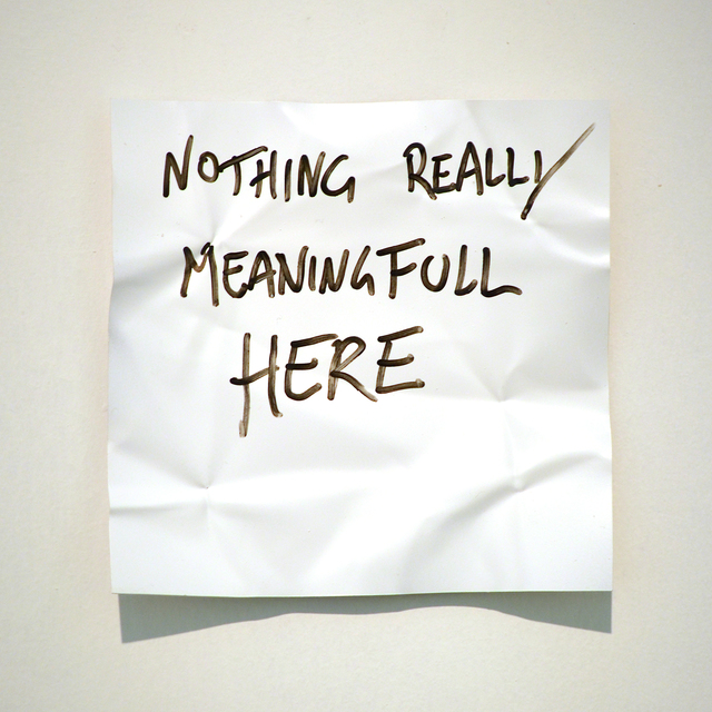Daniele Sigalot, ‘Nothing Really Meaningful Here’, 2018, Anna Laudel