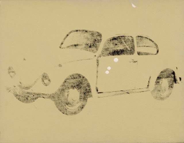 Andy Warhol, ‘Volkswagen’, 1977, Other, Polymer paint on canvas, Rudolf Budja Gallery