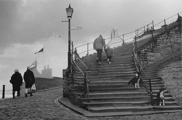 George Tice, ‘Stairway to Whitby Abbey, Yorkshire’, 1990, Photography, Silver Gelatin, Gallery 270