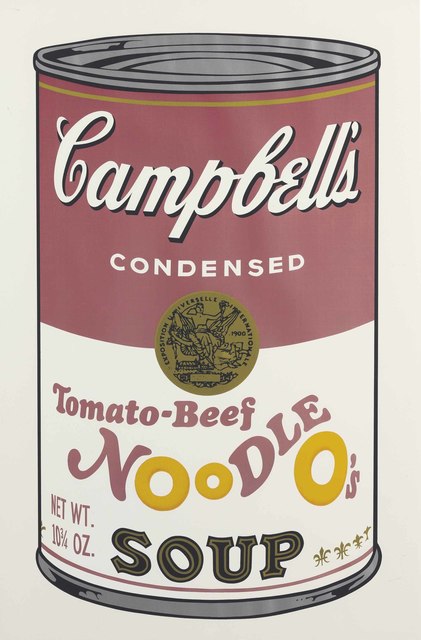 Andy Warhol, ‘Tomato-Beef Noodle O's, from Campbell's Soup II’, 1969, Christie's