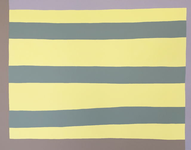 Danny Joe Rose III, ‘On the Beach’, 2020, Painting, Acrylic and enamel on canvas, Objets Trouvés
