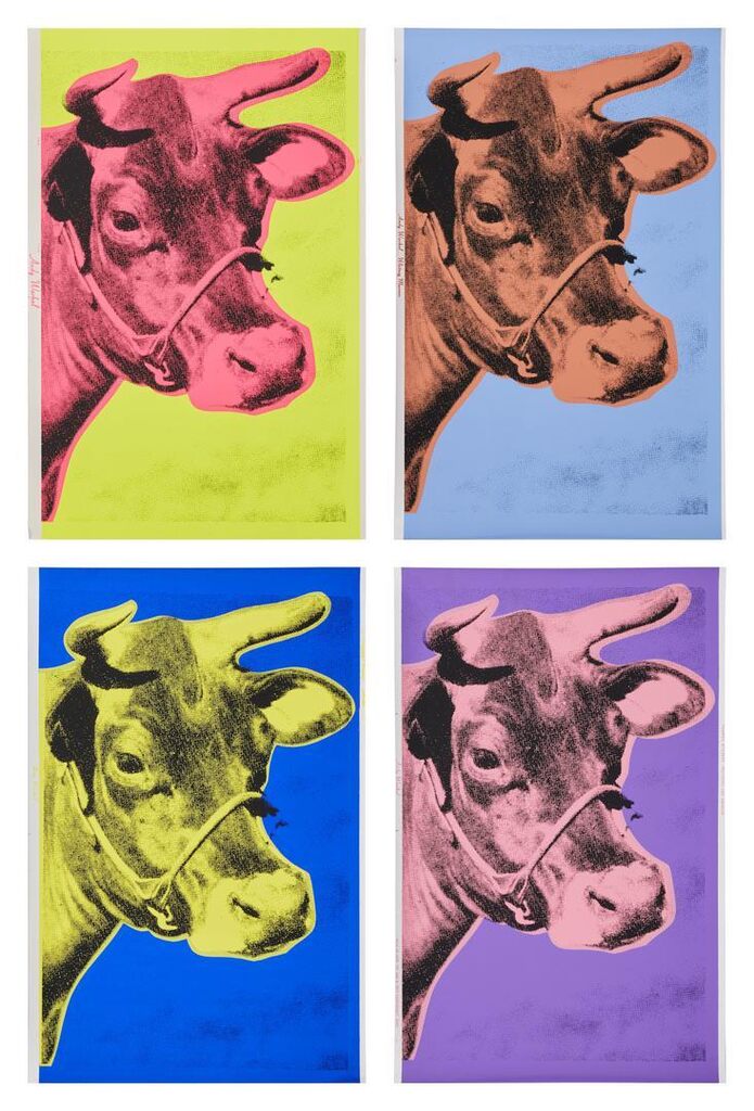 Andy Warhol - Cow: Four Prints