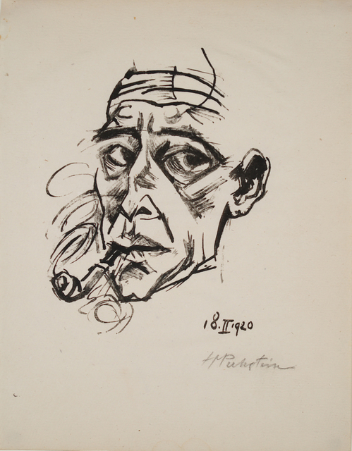 Max Pechstein, ‘Selbstportrait (self portrait)’, 1920, Print, Lithograph, Henze & Ketterer & Triebold