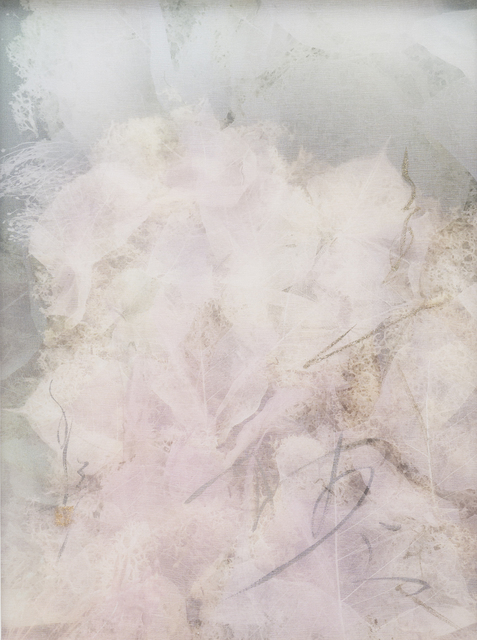 Chaco Terada, ‘Memory Bouquet 2’, 2019, Mixed Media, Archival pigment print on layers of silk organza with sumi ink and mineral pigments, Valley House Gallery & Sculpture Garden