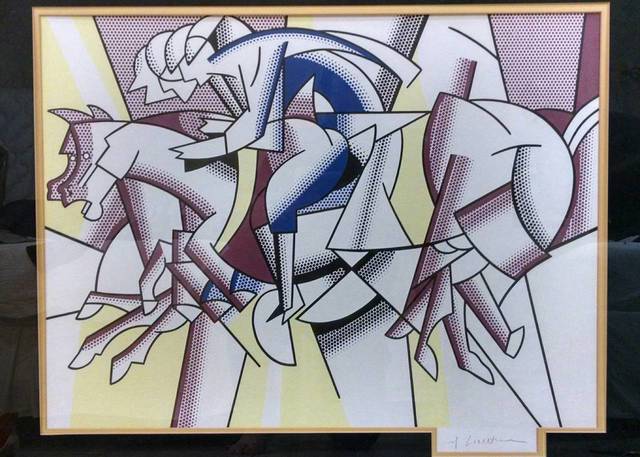 Roy Lichtenstein, ‘Red Horseman (Racing Jockeys)’, 20th Century, Print, Lithograph, Lions Gallery