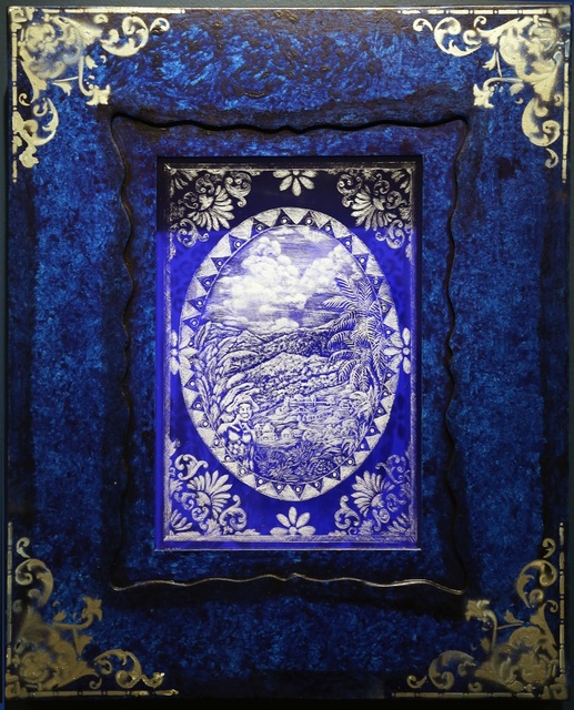 Edouard Duval-Carrié, ‘Ti Noel a Sans Soici’, 2017, Print, Mixed media on plexi in artist frame, Pan American Art Projects