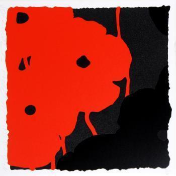 Donald Sultan - Black and red poppies ,
2007
