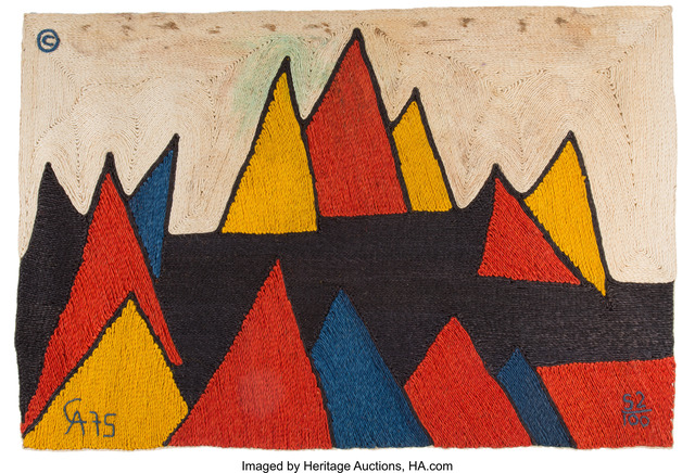 Alexander Calder, ‘Pyramids Tapestry’, 1975, Heritage Auctions