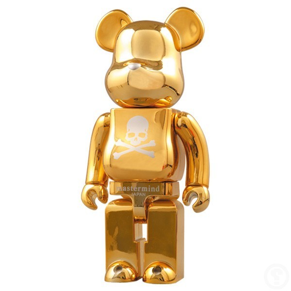 bearbrick 1000 gold