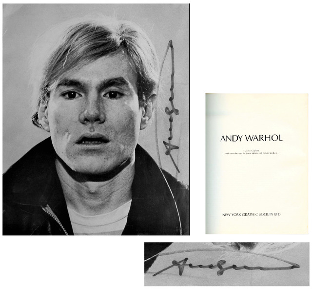 Andy Warhol Andy Warhol SIGNED Exhibition Catalogue Complete   Large 