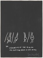 Jean-Michel Basquiat - Untitled (The Ligaments of the Elbow and Superior Radio Ulnar Joints), from Anatomy