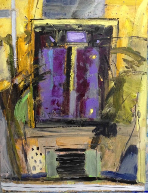 John Brown, ‘Yellow and Black Dialogue’, ca. 2018, Painting, Acrylic, Tatha Gallery