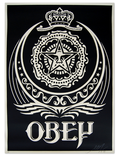 Shepard Fairey, ‘Ankara Black’, 2005, Black Book Gallery