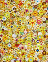 Takashi Murakami - An Homage to IKB, 1957 F; An Homage to IKB, 1957 E; and An Homage to Monoprint, 1960 E (Three Works)