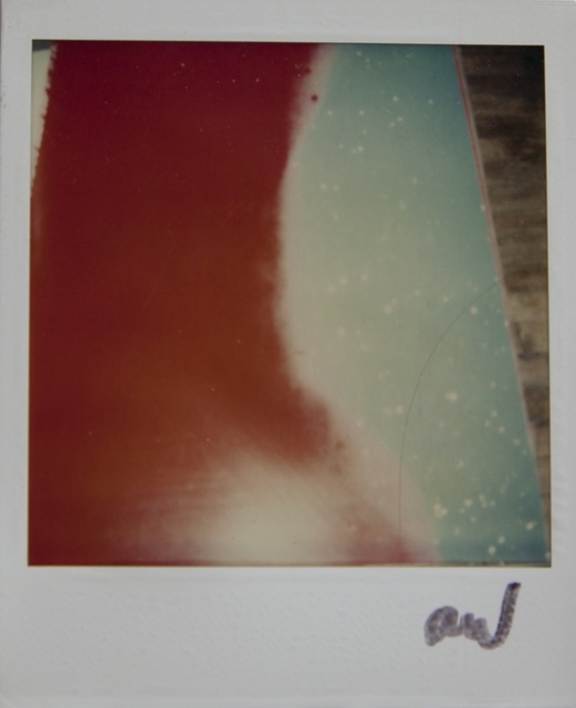 Andy Warhol, ‘Andy Warhol, Polaroid Photograph of a Painting Detail (Abstract Red and Blue), 1985’, 1985, Hedges Projects