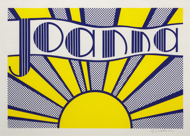 Roy Lichtenstein, ‘Joanna’, 1968, Print, Offset lithograph, Hindman
