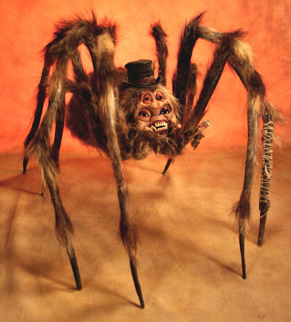 Thomas Kuebler, ‘Handsy the Hobo Spider’, 2017, Sculpture, Steel armature, epoxy clay and mixed media, IX Gallery