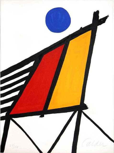 Alexander Calder, ‘Blue sun’, 1971, Kunzt Gallery