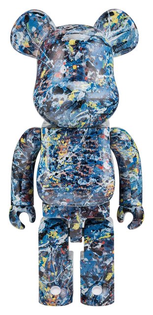 bearbrick 1000 jackson pollock