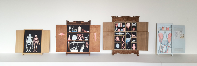Mark Dion, ‘Cupboards, Closets, and Lockers’, 2015, Installation, Laser-engraved, offset lithography, inkjet and collage on archival museum board, In Situ - Fabienne Leclerc