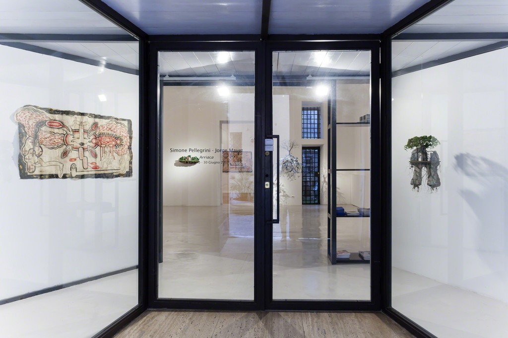 Installation view "Arriaca" Simone Pellegrini - Jorge Mayet Installation view "Arriaca" Simone Pellegrini - Jorge Mayet