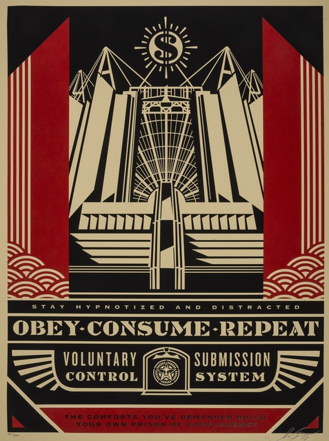 Shepard Fairey (OBEY), ‘Church of Consumption’, 2017, Forum Auctions