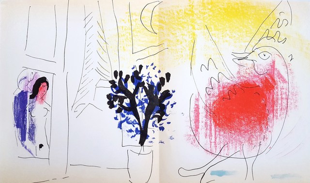 Marc Chagall, ‘The Red Rooster’, 1957, Graves International Art