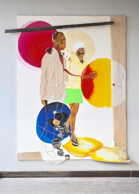 Maurice Thomassen, ‘Feuilleton : Exit’, 2014, Mixed Media, Mixed media on canvas, NL=US Art