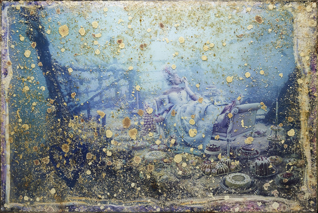 Andreas Franke, ‘Sweet Babette’, 2016, Mixed Media, Photographic print mounted on dibond behind acrylic with ocean patina, Rosenbaum Contemporary