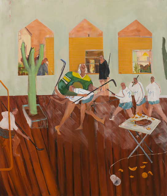 Grace Metzler, ‘Home Game’, 2021, Painting, Oil on Canvas, Yossi Milo Gallery