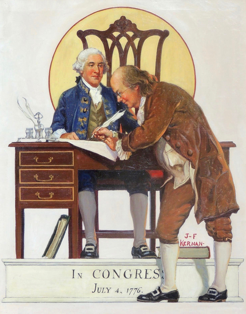 Joseph Francis Kernan, ‘"In Congress, July 4, 1776"’, 1932, The Illustrated Gallery