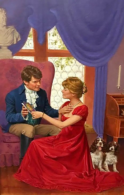 Robert Berran, ‘A Gift for Her’, 20th Century, Painting, Oil, The Illustrated Gallery