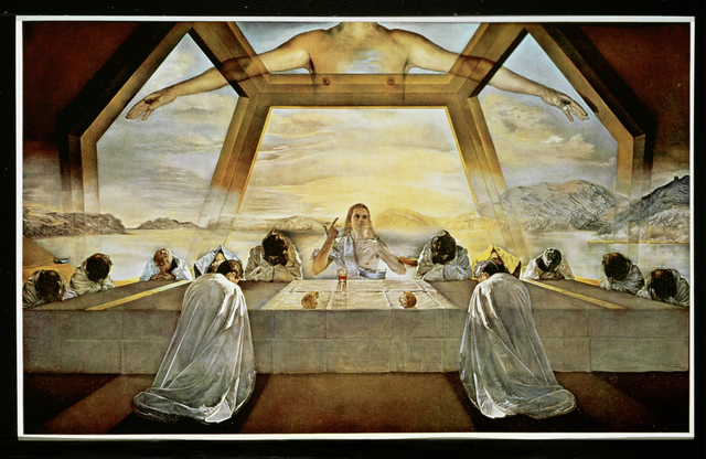 Salvador Dal The Sacrament Of The Last Supper 1955 Artsy   Large 