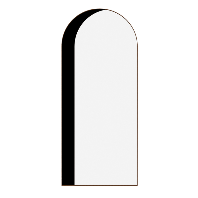Bower, ‘Arch Floor Mirror’, Design/Decorative Art, Black and clear mirror, walnut frame, Manfredi Style