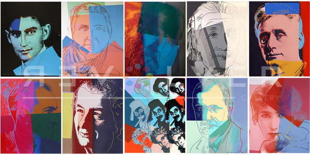 Andy Warhol, ‘Ten Portraits of Jews of the Twentieth Century, Full Suite (FS II.226-235)’, 1980, Print, Screenprint on Lenox Museum Board, Revolver Gallery