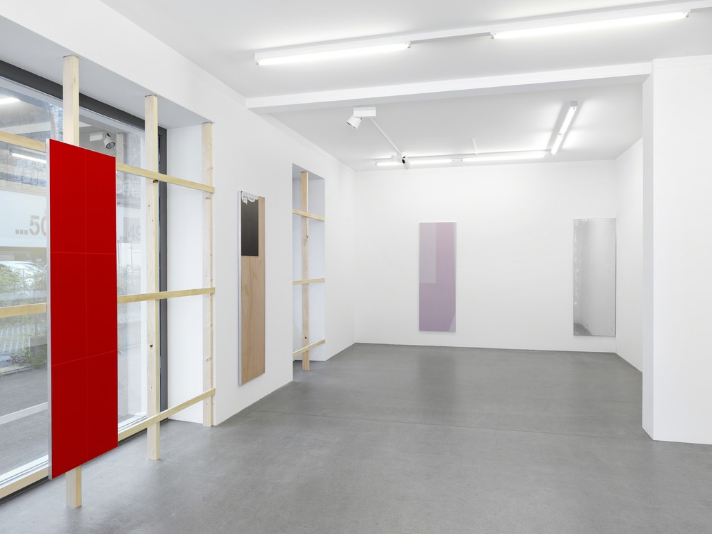 Nick Oberthaler, "I CAN SEE THE WHOLE ROOM!...AND THERE'S NOBODY IN IT!" Galerie Maria Bernheim, 2016 Nick Oberthaler, "I CAN SEE THE WHOLE ROOM!...AND THERE'S NOBODY IN IT!" Galerie Maria Bernheim, 2016