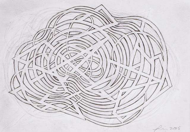 Linda Fleming, ‘Gouache Wall Drawing (graphite)’, 2017, Robischon Gallery