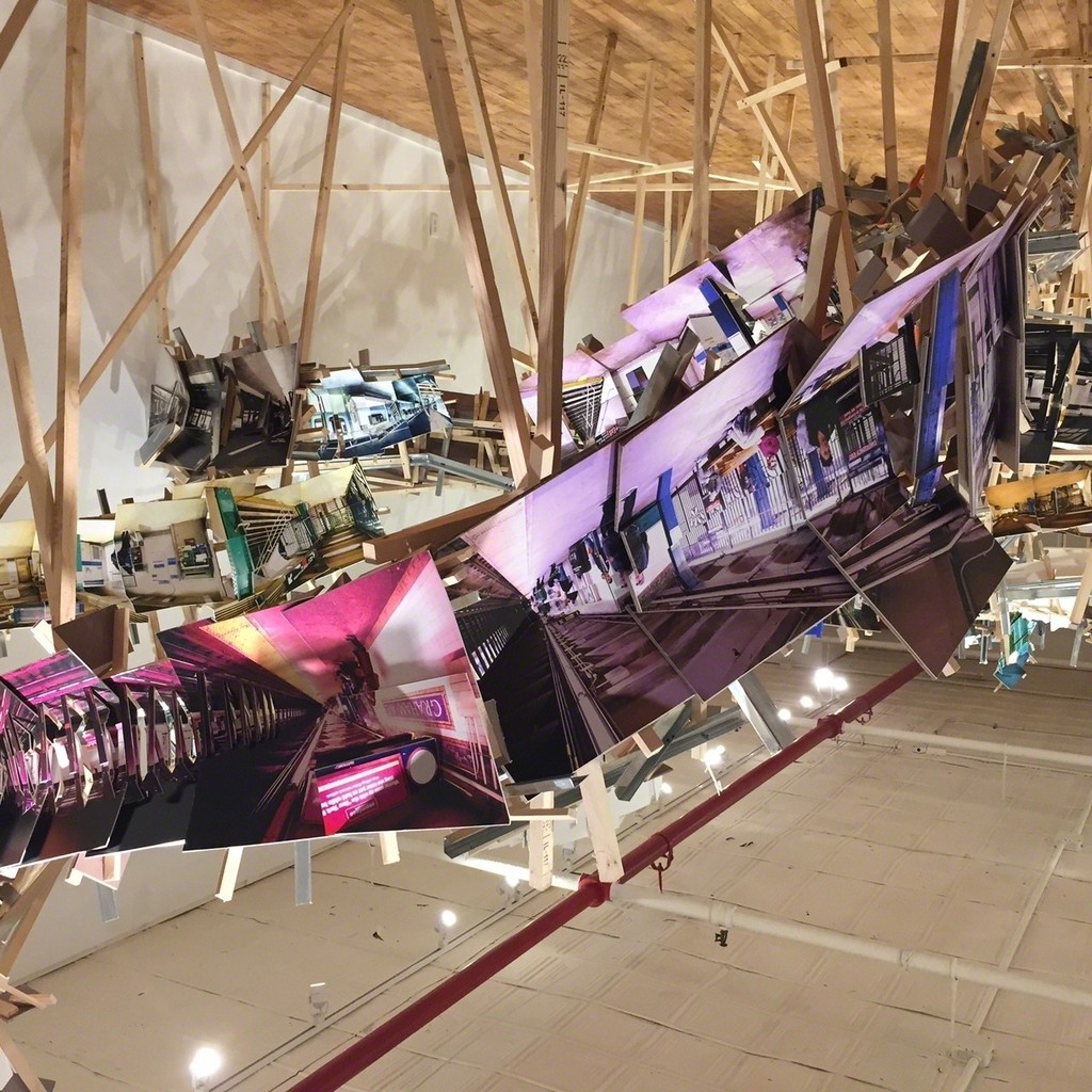 Above & Under L-Train, site-specific installation currently on view at Black & White Gallery/Project Space, February 26 - April 10, 2016 Above & Under L-Train, site-specific installation currently on view at Black & White Gallery/Project Space, February 26 - April 10, 2016