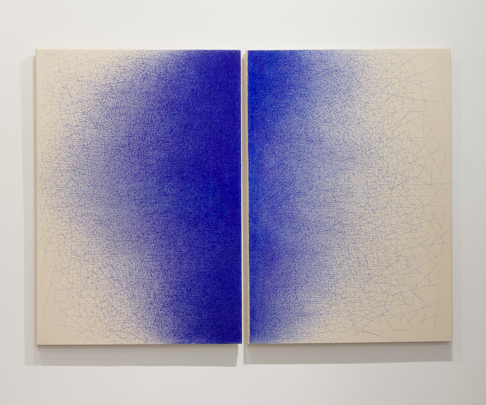 BL-1505 and BL-1506 in "IL LEE: New Paintings/40 Years in New York" at Art Projects International, New York, 2016. BL-1505 and BL-1506 in "IL LEE: New Paintings/40 Years in New York" at Art Projects International, New York, 2016.