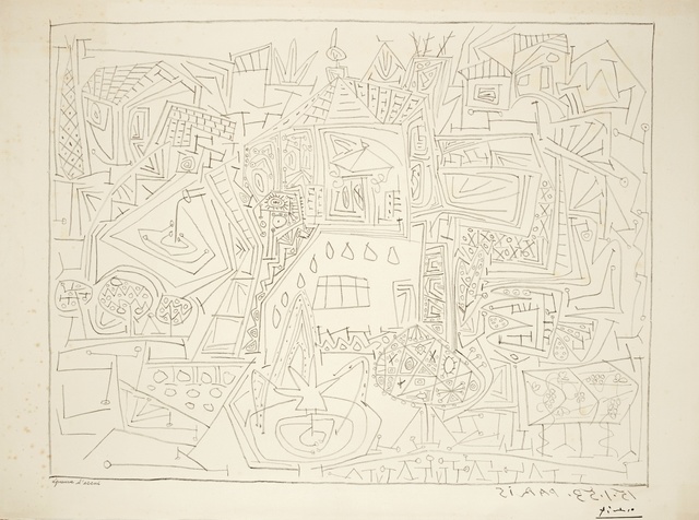 Pablo Picasso, ‘Jardins à Vallauris (B. 733; M. 236)’, 1953, Print, Lithograph, Sotheby's