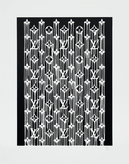 Zevs, ‘Liquidated LV’, 2017, Print, Serigraph in black and white, artrepublic