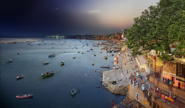 Stephen Wilkes, ‘Varanasi, India, Day to Night’, 2016, Bryce Wolkowitz Gallery